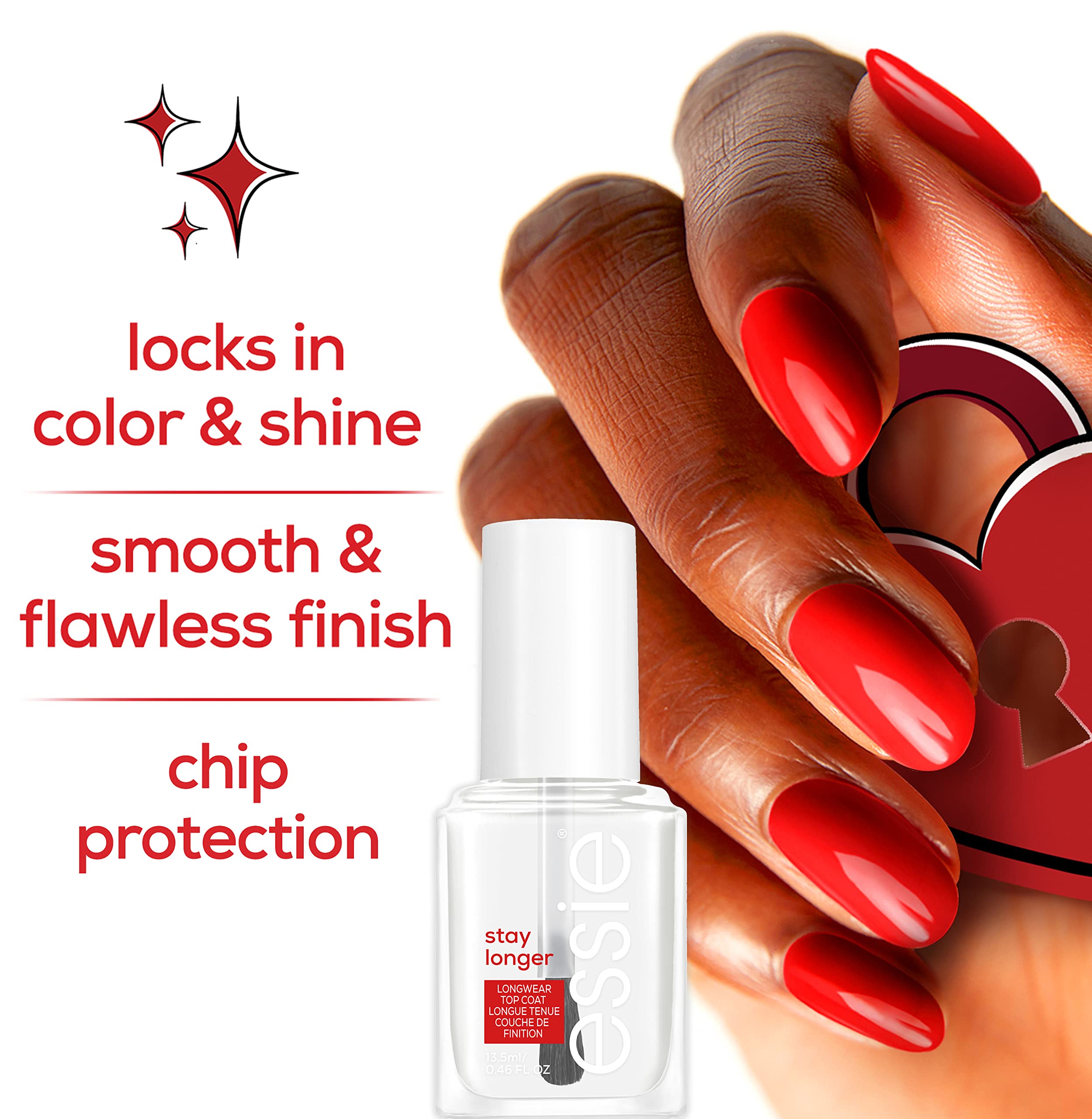 essie brush close-up showing smooth formula for even application benefit