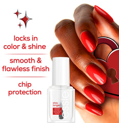 essie brush close-up showing smooth formula for even application benefit