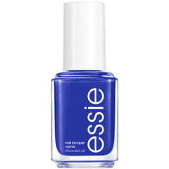 essie bottle front view showing bright blue color and sleek packaging benefit: easy identification