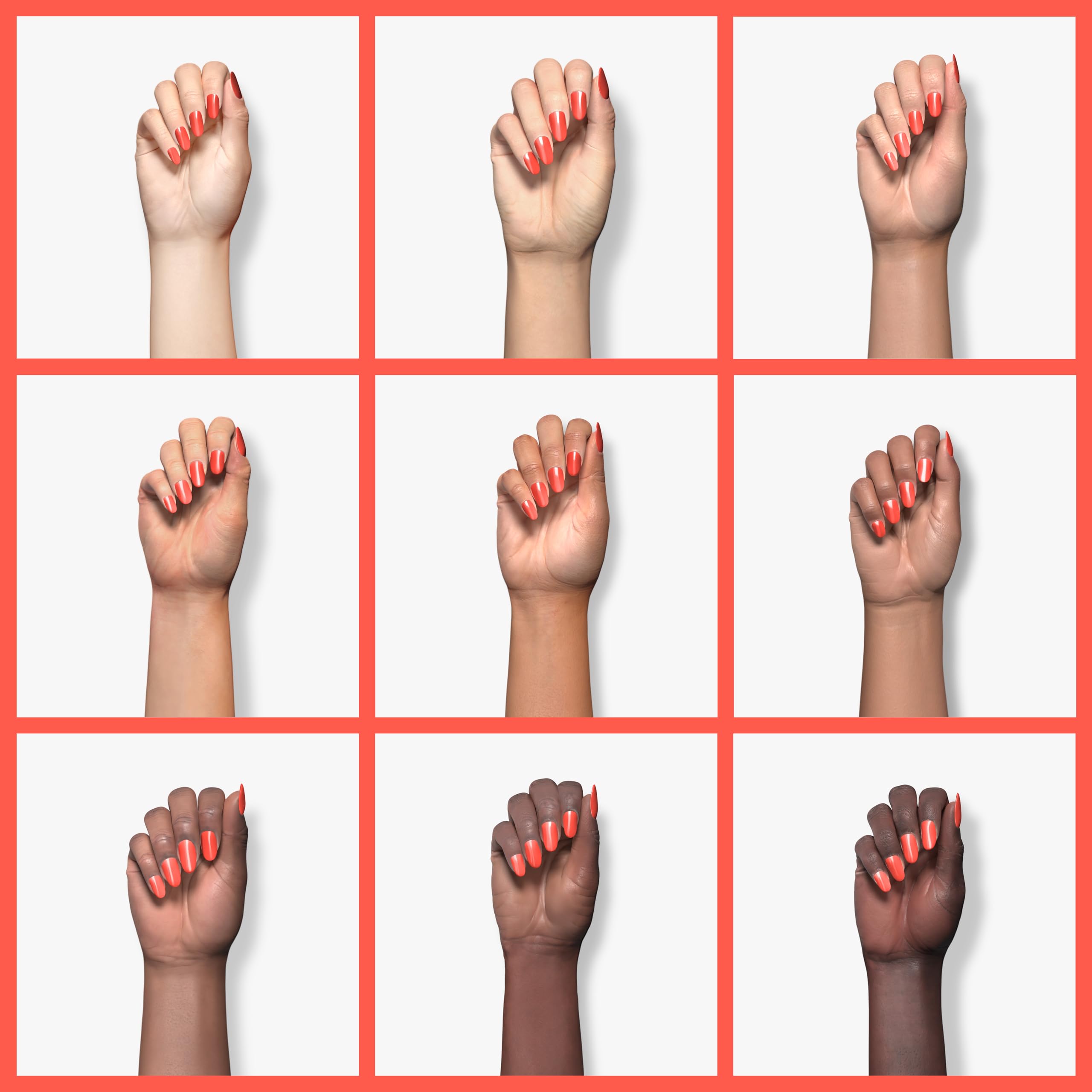 essie nail application step showing even coverage and precision