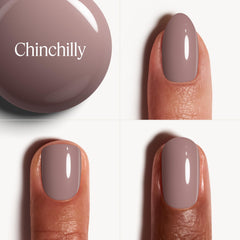 essie swatch on skin revealing true Chinchilly tone for shade-matching confidence