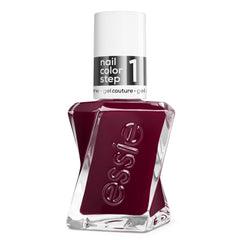 essie Clicks front packaging showing bottle and shade, conveying vibrant red color