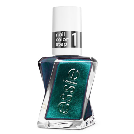 essie emerald cut front packaging showing bottle and color glint benefit: clear shade view