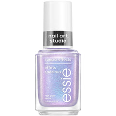 essie bottle front view showing purple shimmer and vibrant finish
