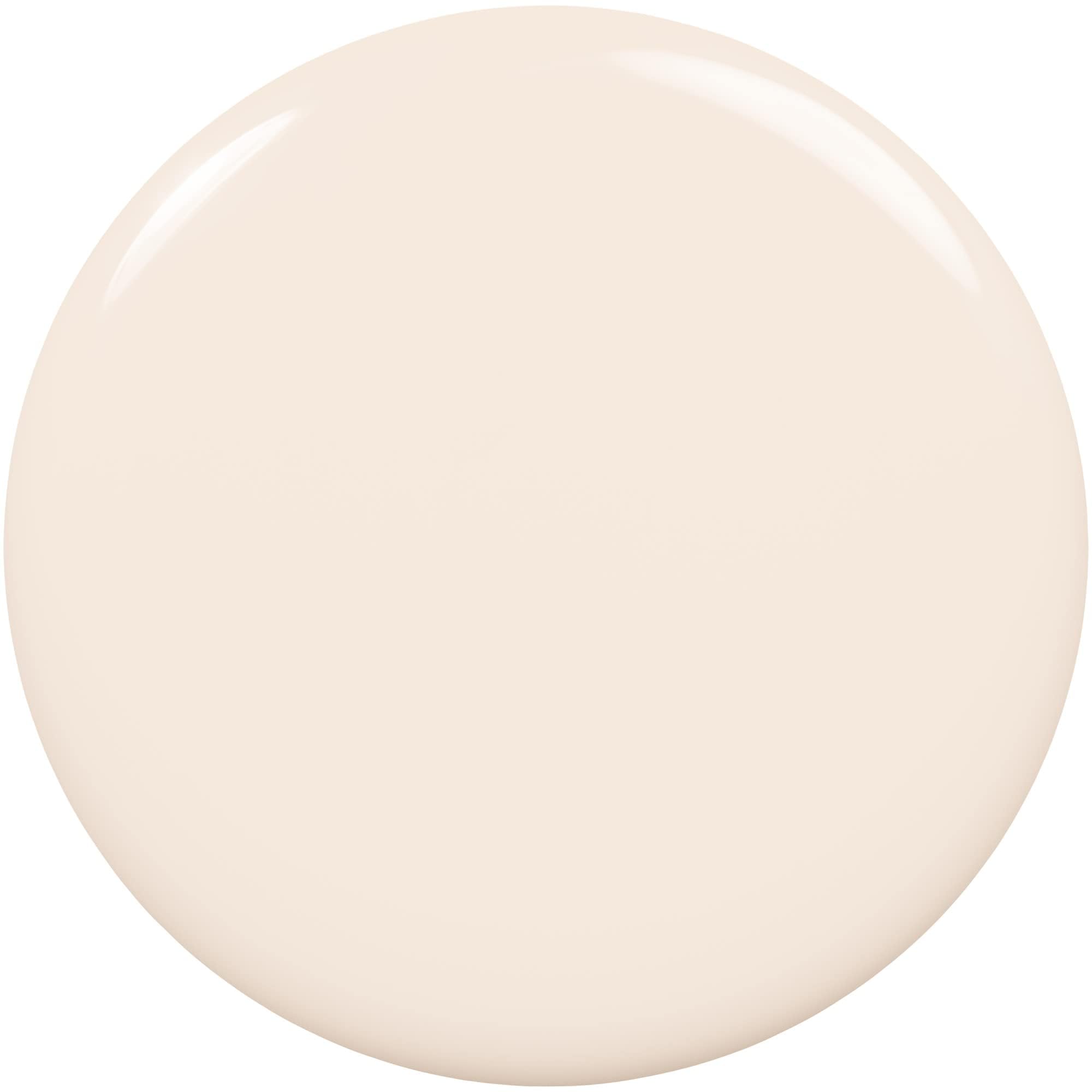 essie expressie eggshell white on manicured nails lifestyle showing quick-dry polished look