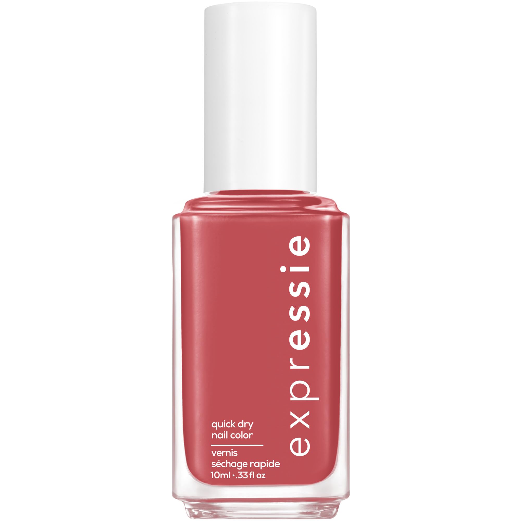 essie Expressie front bottle showing nude pink shade and quick-dry benefit