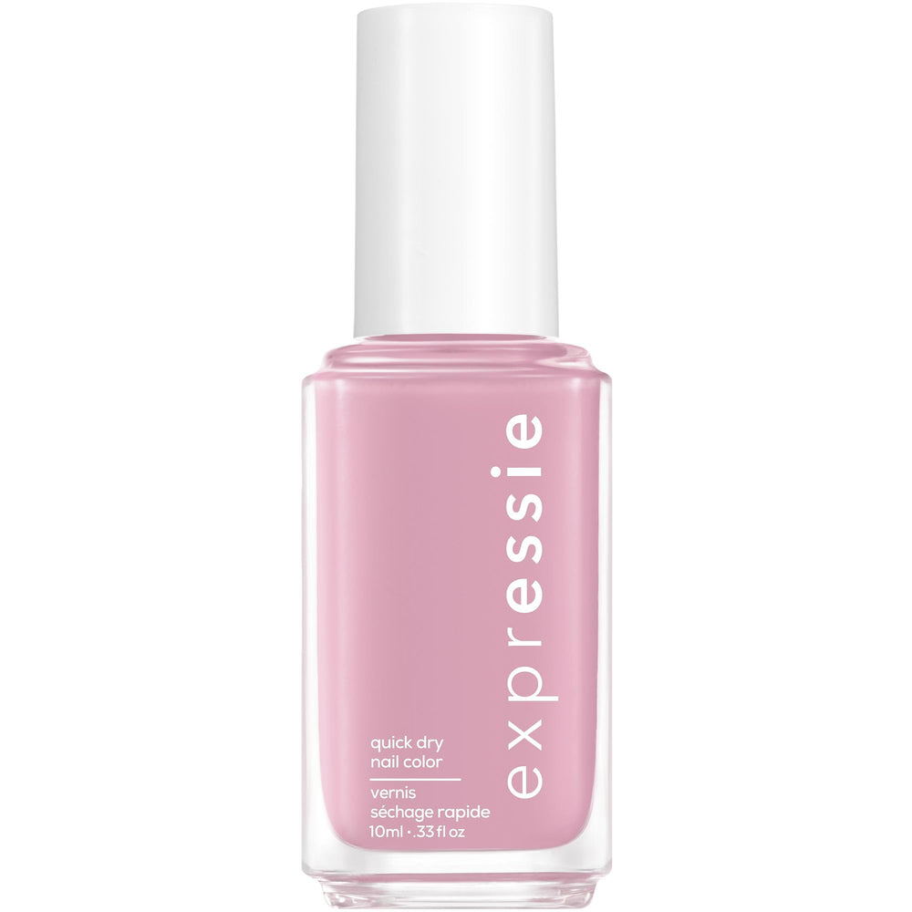 essie expressie bottle front view showing pastel pink shade and neat finish