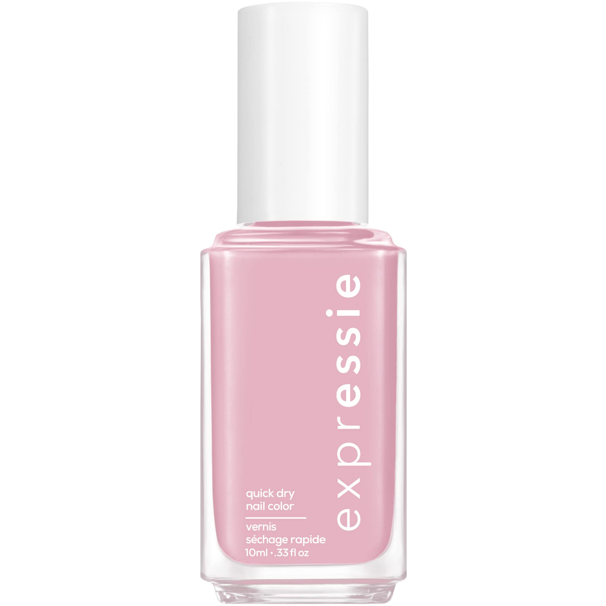 essie Expressie bottle front view showing lilac purple shade and quick-dry benefit