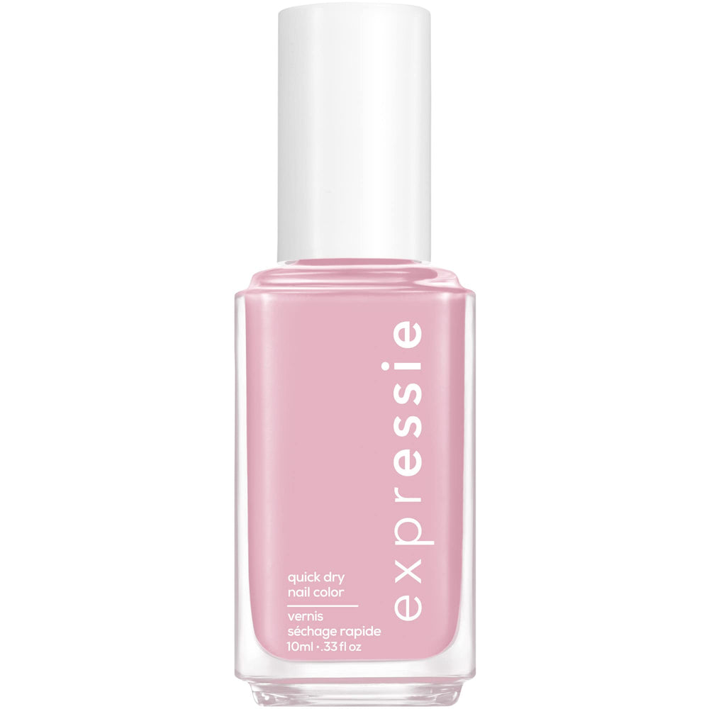 essie Expressie bottle front view showing lilac purple shade and quick-dry benefit