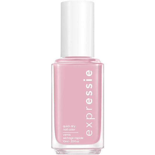 essie Expressie bottle front view showing lilac purple shade and quick-dry benefit