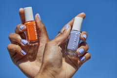 essie label close-up showing vegan formula and ingredient transparency