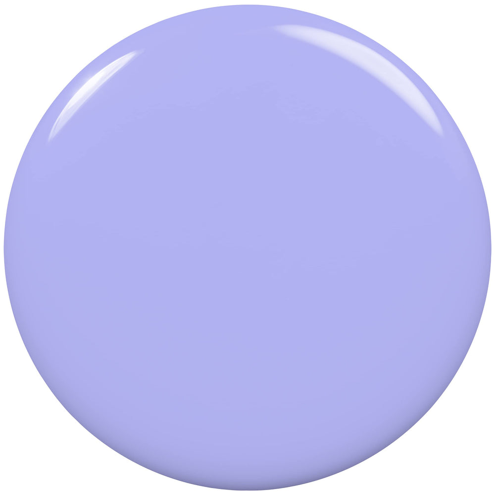 essie nail-wheel swatch displaying full bright lilac coverage benefit