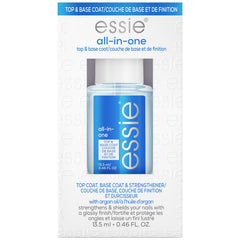 essie front bottle showing clear gloss finish and fast shine