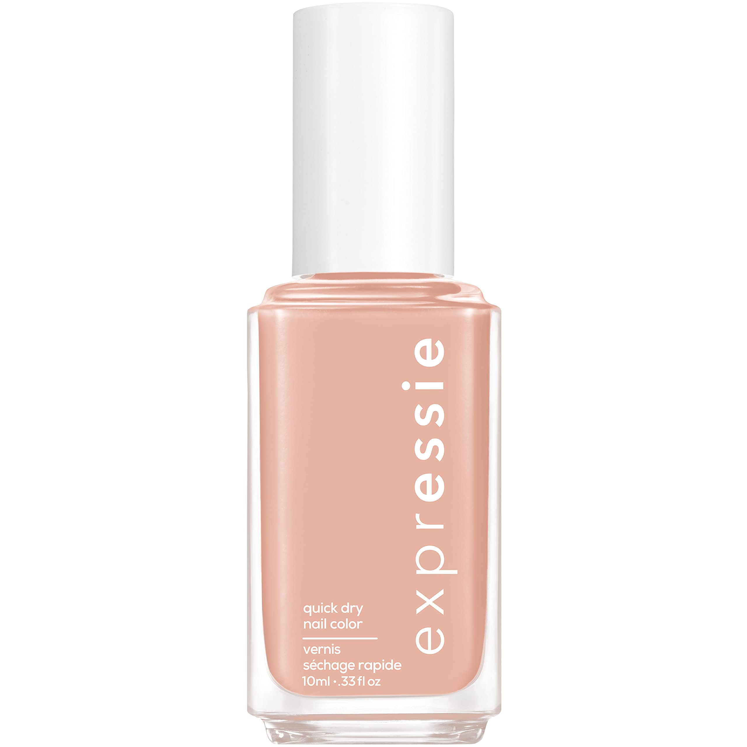 essie front packaging showing Buns Up shade and quick dry benefit