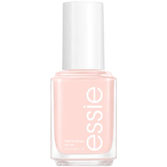 essie front packaging showing light peach bottle and glossy benefit