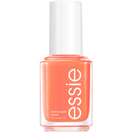essie bottle front packaging vibrant tangerine showing brand and bold color benefit