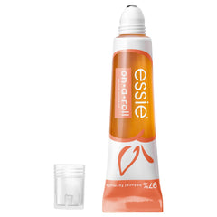 essie front packaging bottle showing label and compact travel benefit