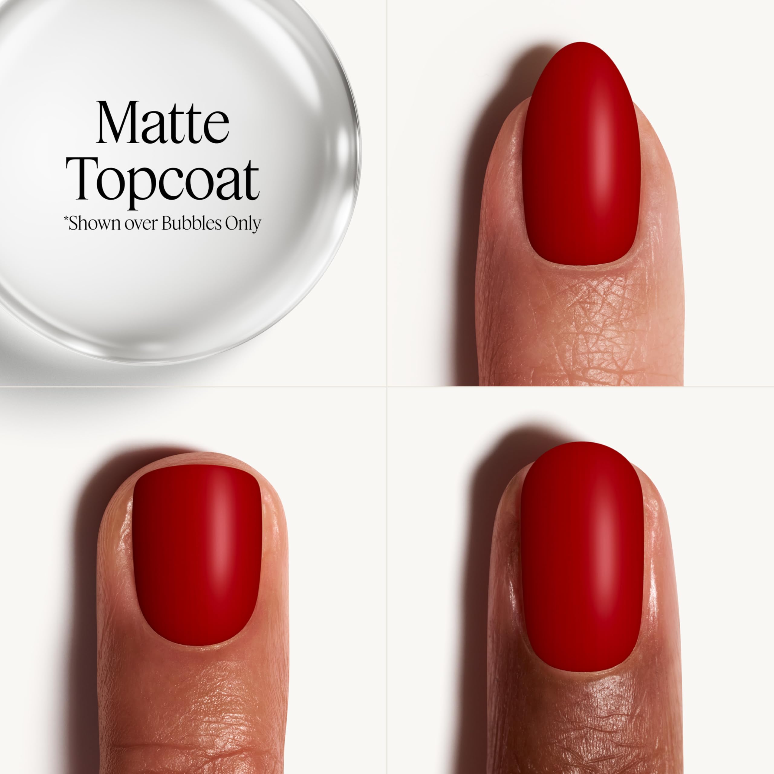 essie brush close-up demonstrating curve-hugging stroke for even application