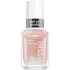 essie bottle front view showing peach chrome finish benefit shine