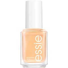 essie front bottle showing neutral pink-beige shade and glossy finish benefit