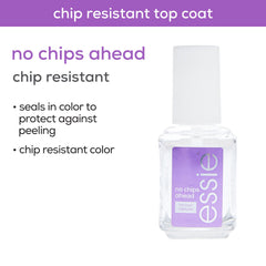 essie close-up of glossy finished nail showing long-lasting shine benefit