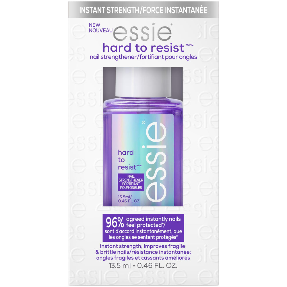 essie front bottle showing violet-neutralizer and protective finish