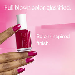essie painted nails mannequin wearing Highballer for salon look
