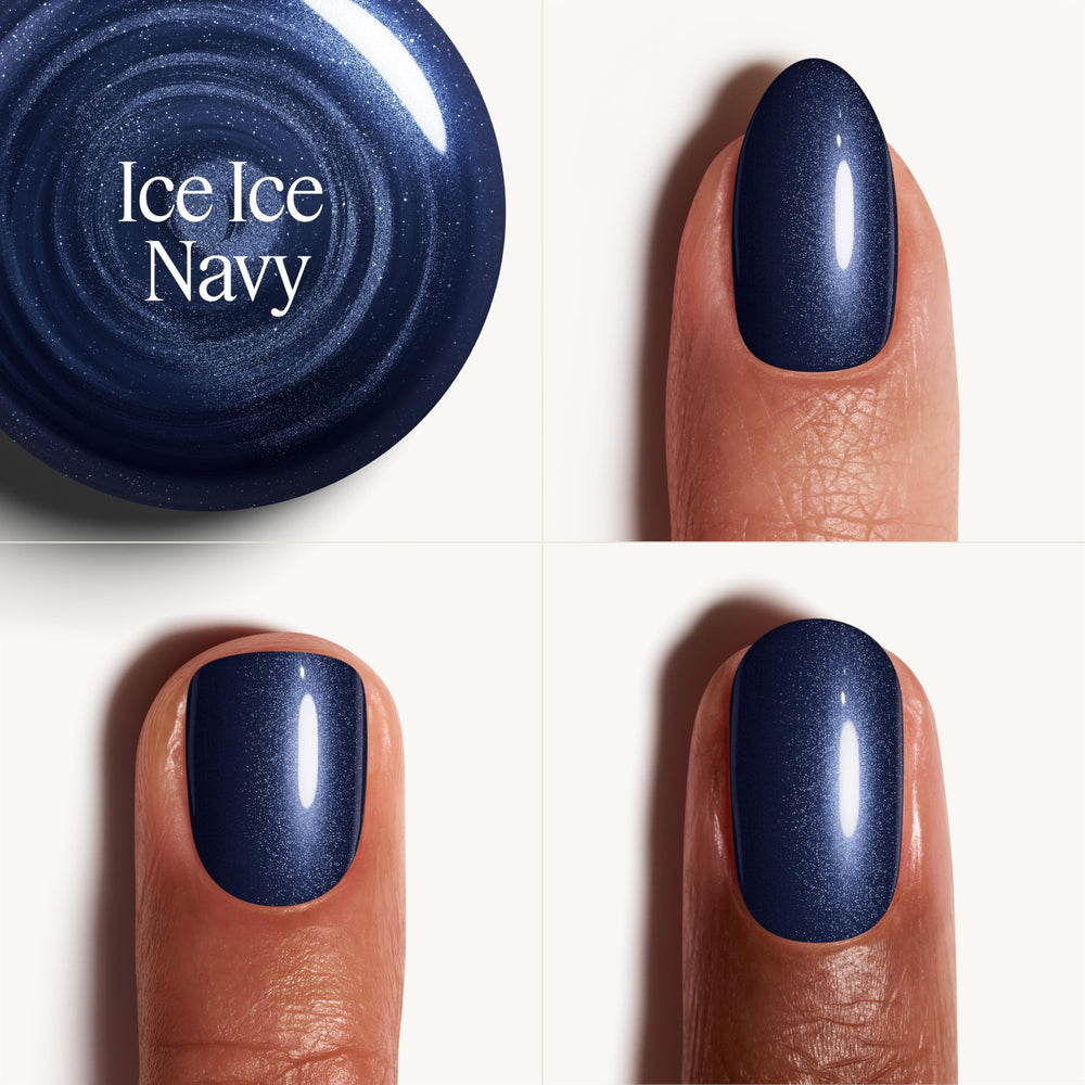 essie swatch on fingers illustrating long-lasting, chip-resistant color