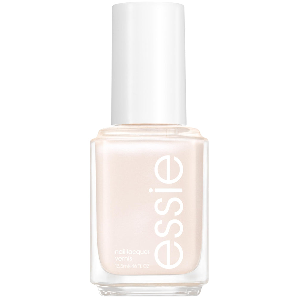 essie bottle front view showing golden beige shade and glossy shine