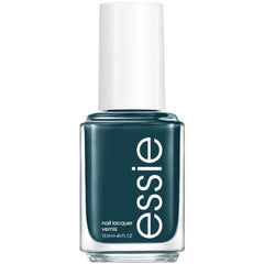 essie front bottle showing deep milky teal shade and glossy finish