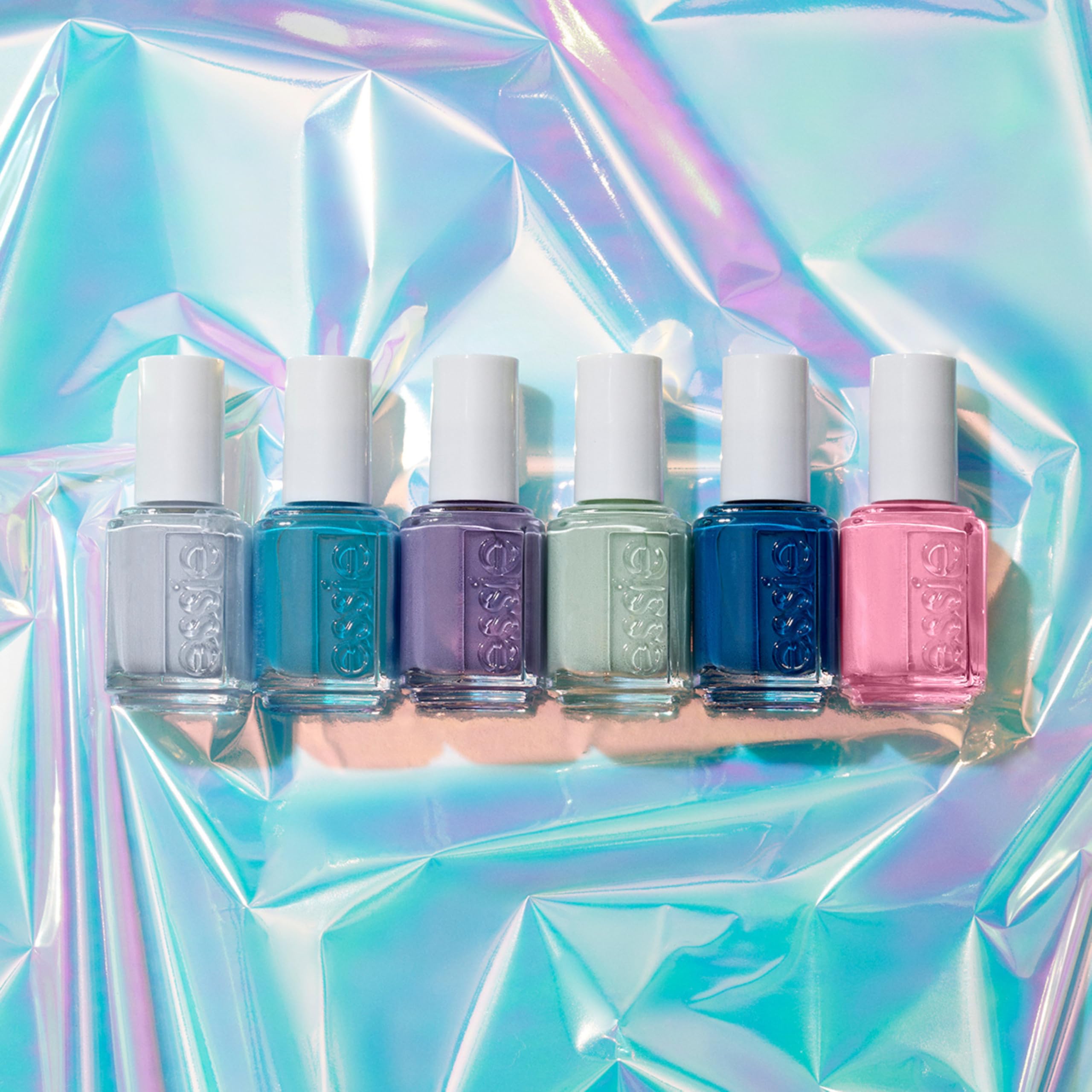 essie bottle next to ruler showing 0.46 fl oz size and travel-friendly scale