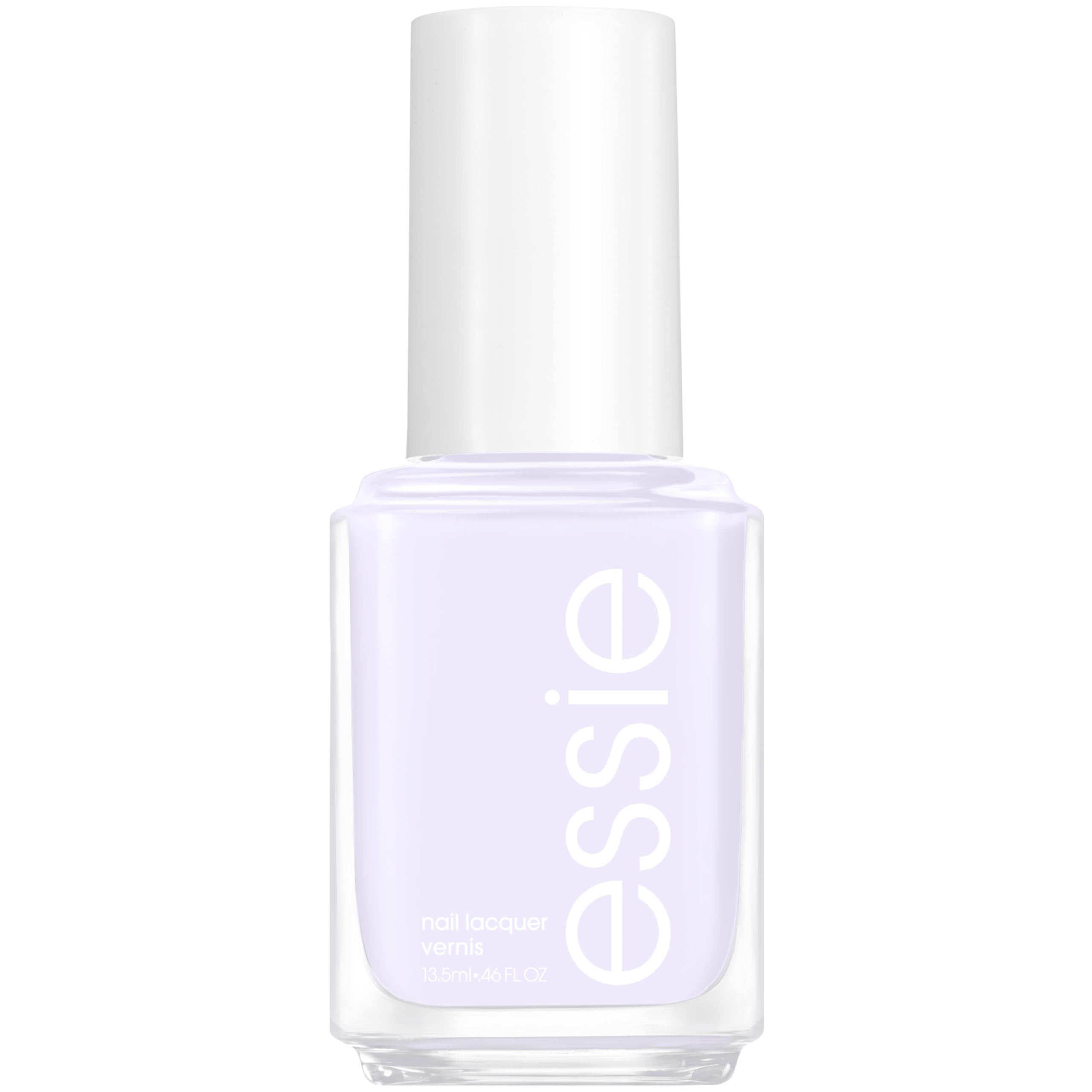 essie Just Chill front bottle showing cool white shade and glossy finish