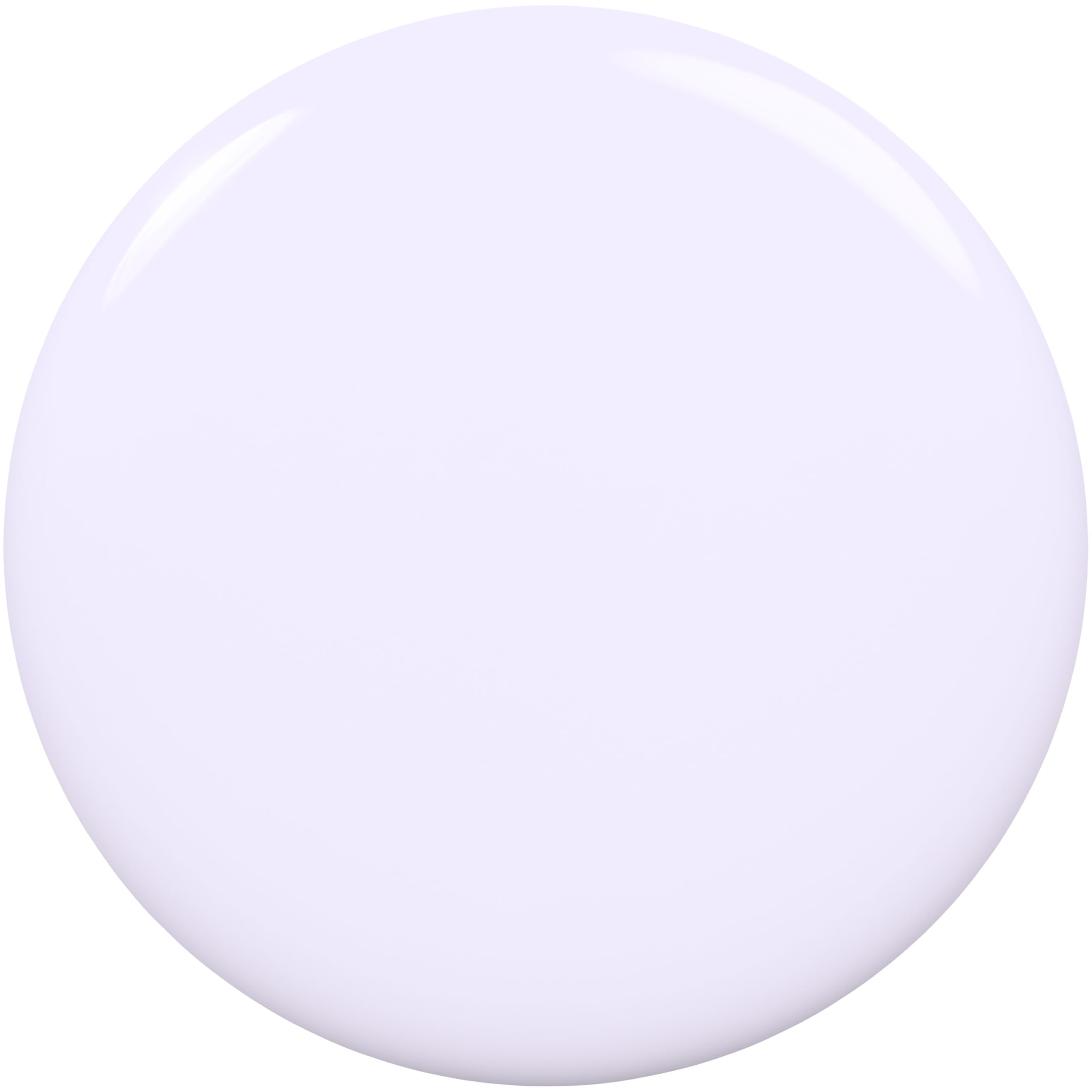 essie on natural nails showing Just Chill swatch and wearable cool white
