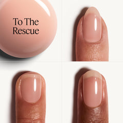 essie label and cap close-up highlighting brand and protective finish