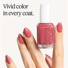 essie close-up of glossy finish highlighting reflective shine and polish quality