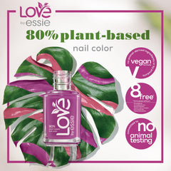 essie close-up of painted nails displaying smooth coverage and shine benefit