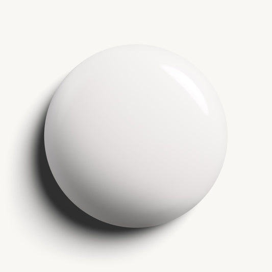 essie Marshmallow brush stroke demonstrating smooth application and even coverage