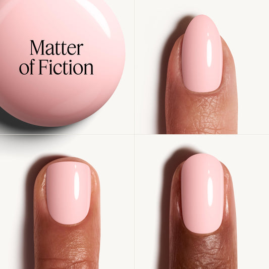essie brush stroke of Matter Of Fiction demonstrating smooth pigment
