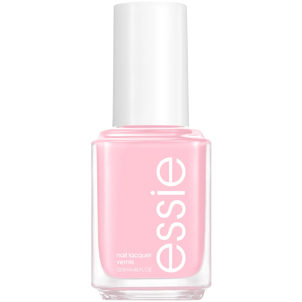 essie minimalistic bottle front view showing glossy finish and compact size