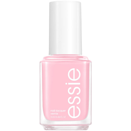 essie minimalistic bottle front view showing glossy finish and compact size