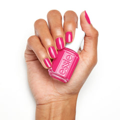 essie bottle beside a coin showing compact 0.46 fl oz size benefit