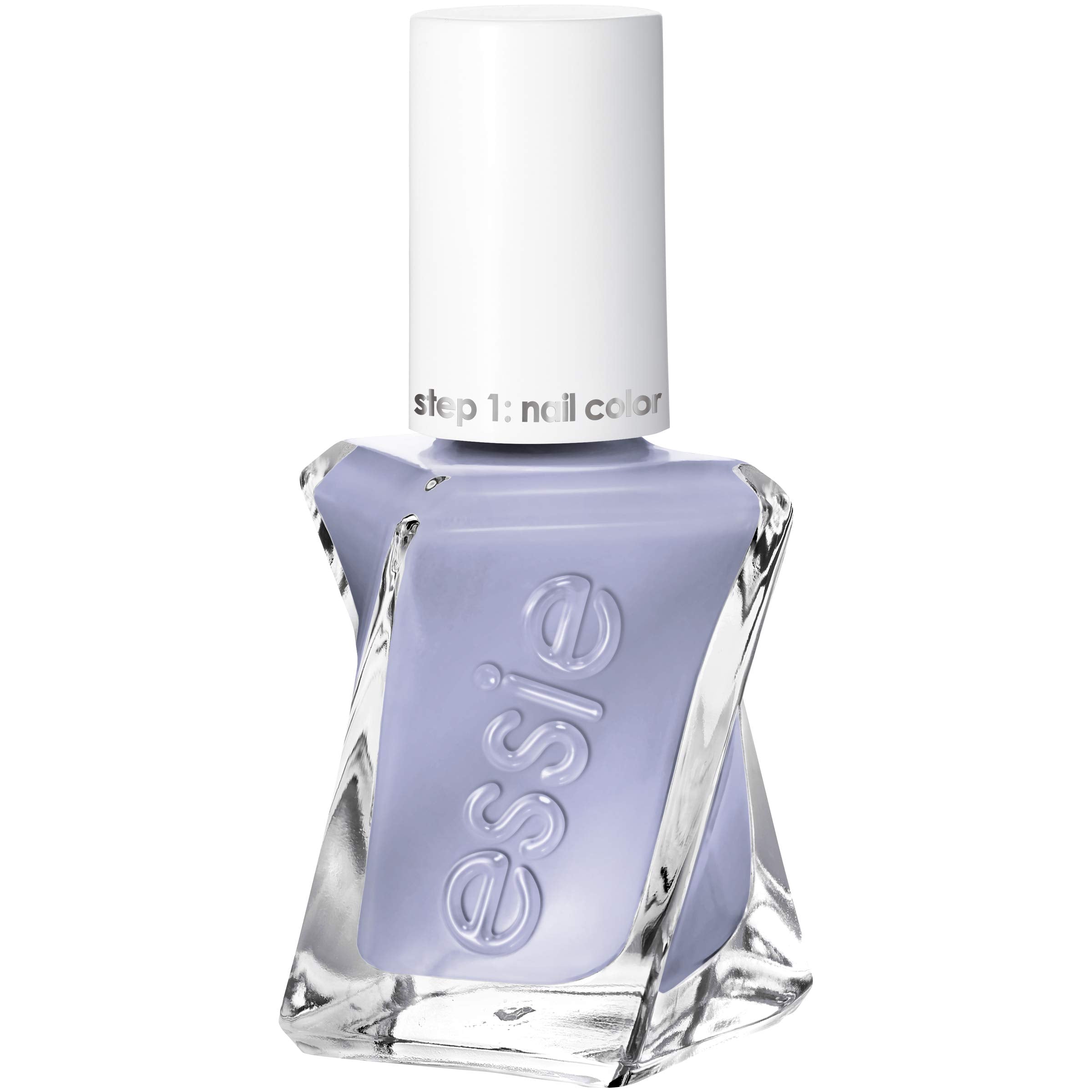 essie Once Upon A Time front bottle showing slate-gray color and shiny finish