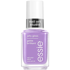 essie bottle front view showing orchid jelly color and glossy finish benefit