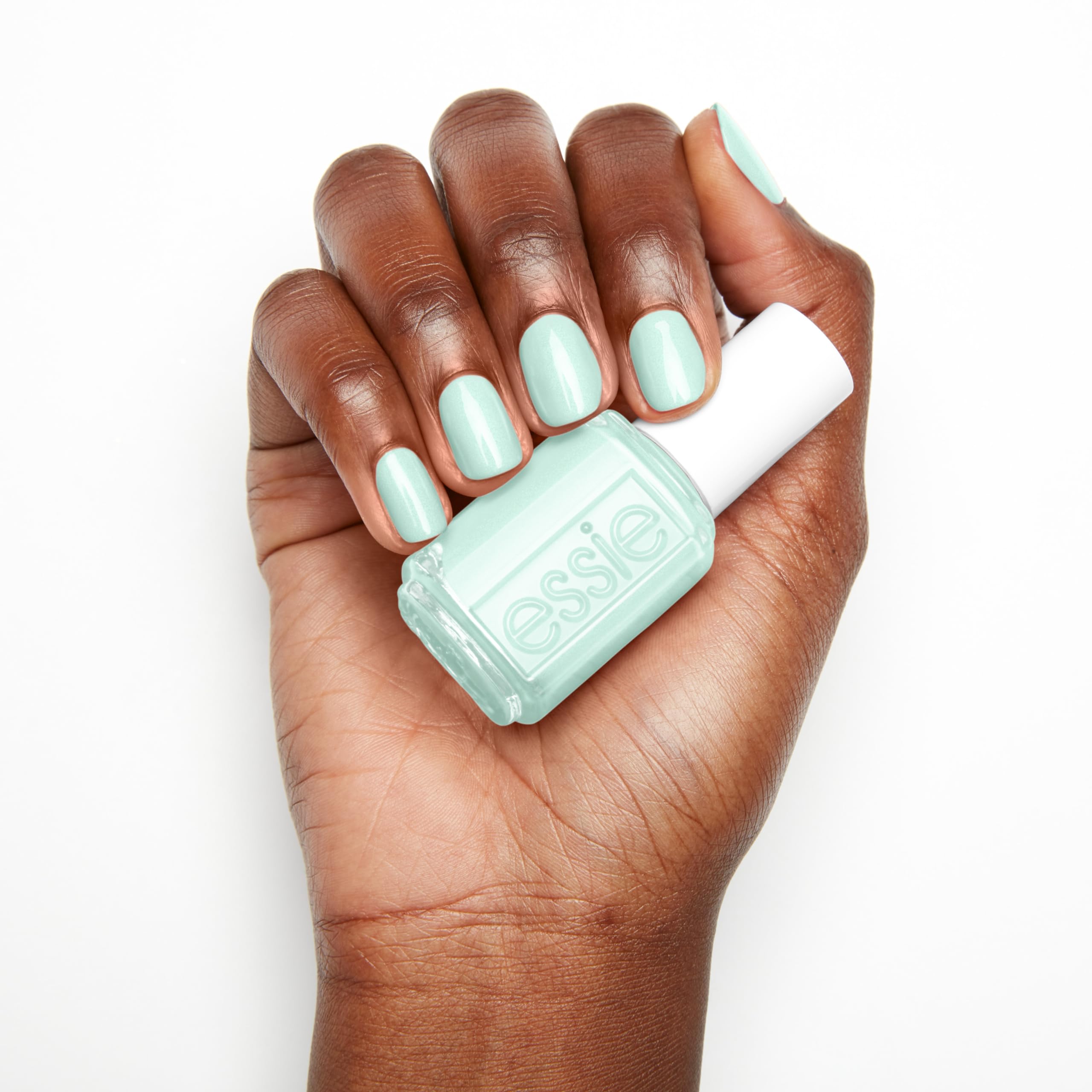 essie back label showing product info and vegan formulation benefit