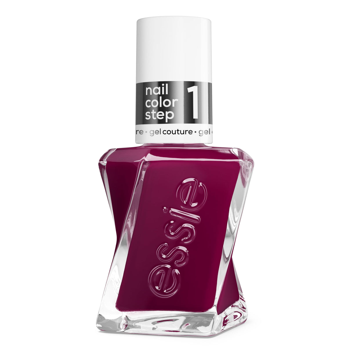 essie Paisley The Way bottle front showing vibrant purple polish and brand