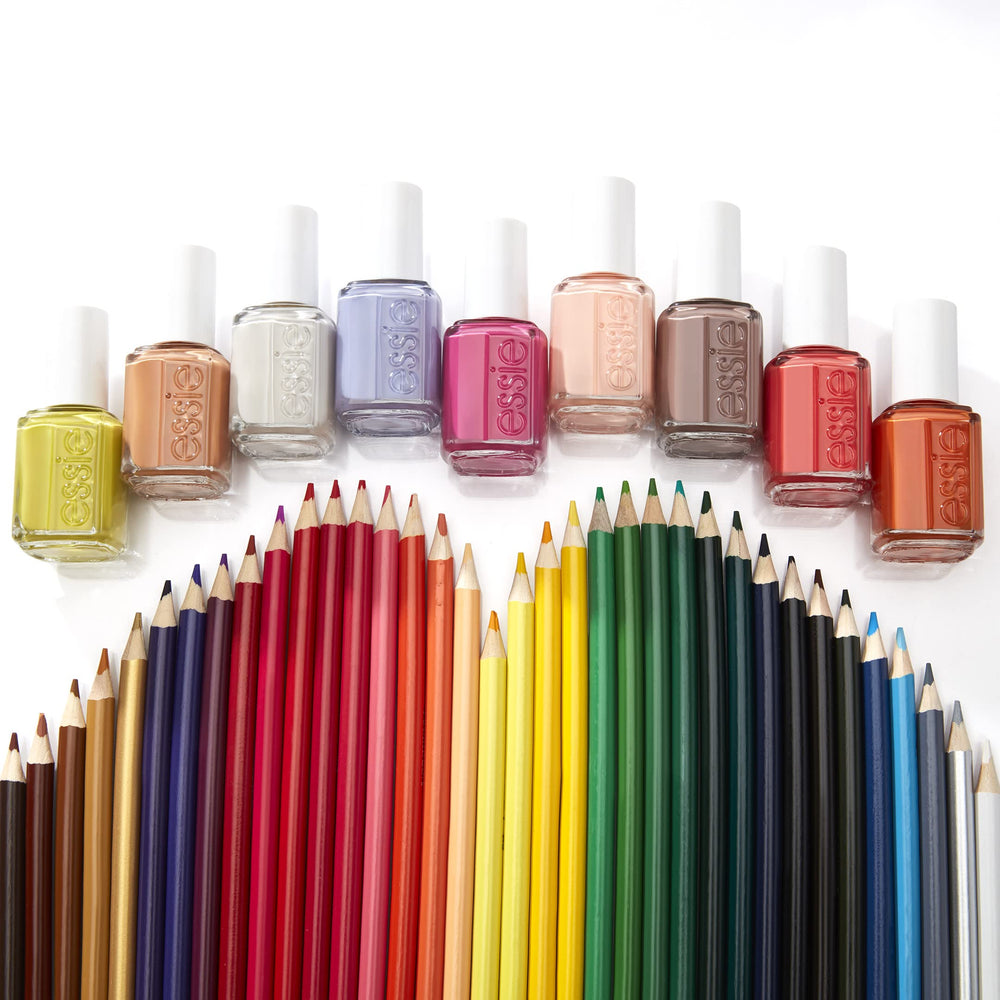 essie lifestyle pedicure scene showcasing vibrant lime green statement