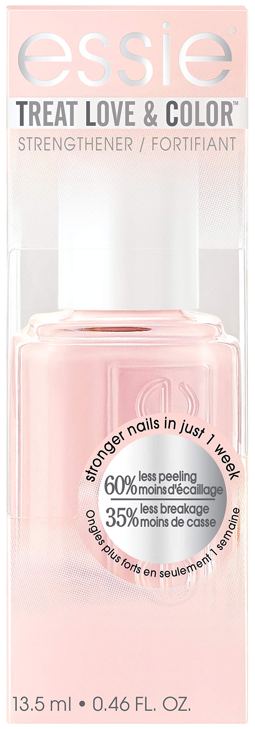 essie bottle front packaging showing pink cream and brand clarity benefit