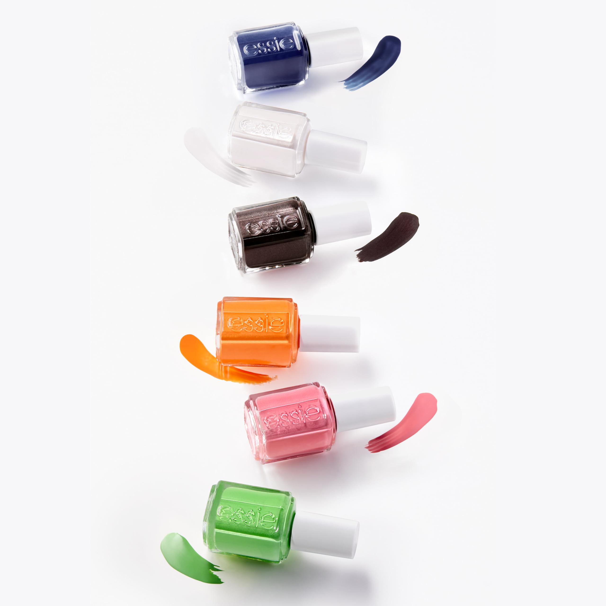 essie cap and label close-up highlighting brand detail and easy-grip cap