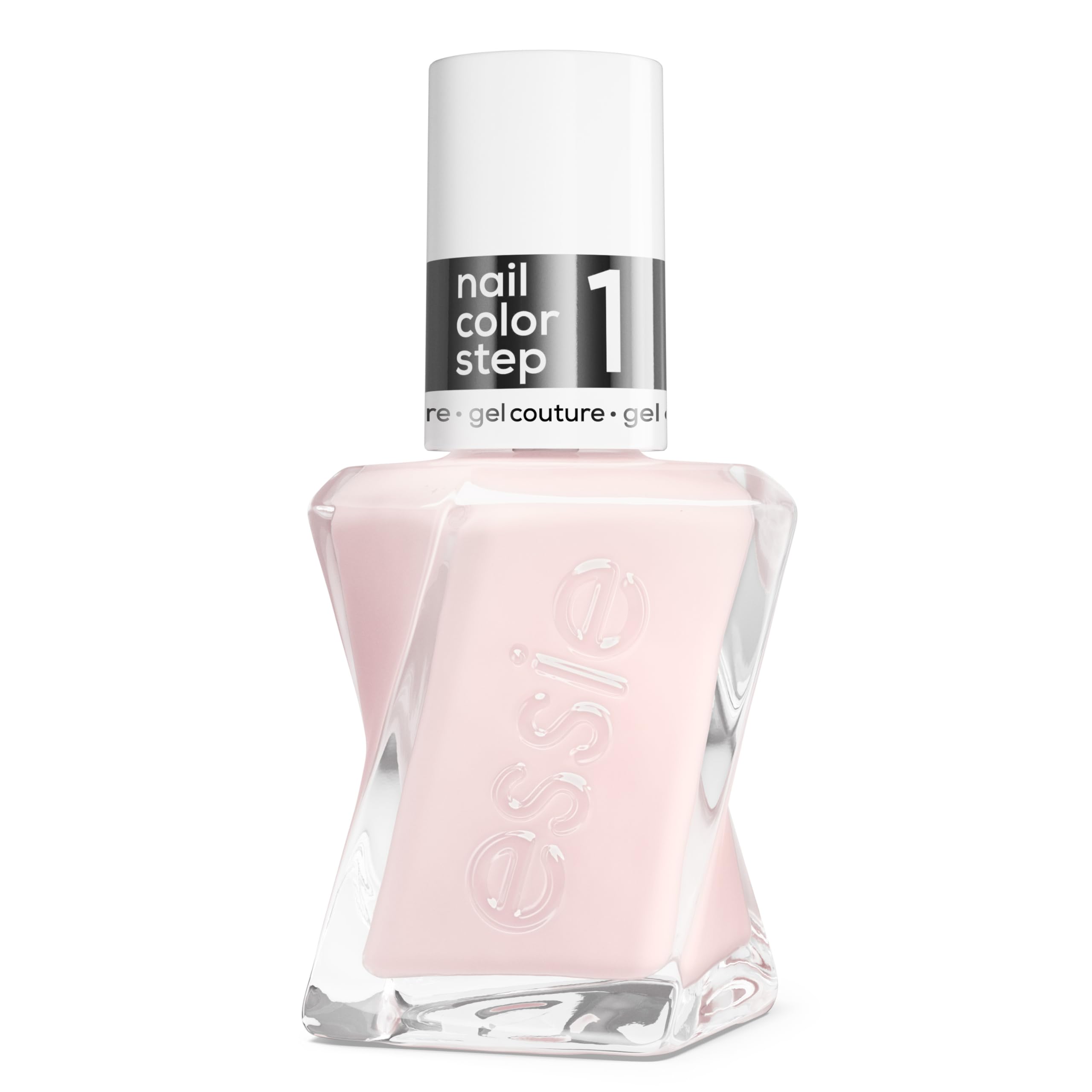essie bottle front packaging showing Pre Show Jitters shade and glossy finish