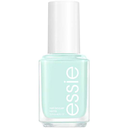 essie bottle front view showing mint color and glossy benefit